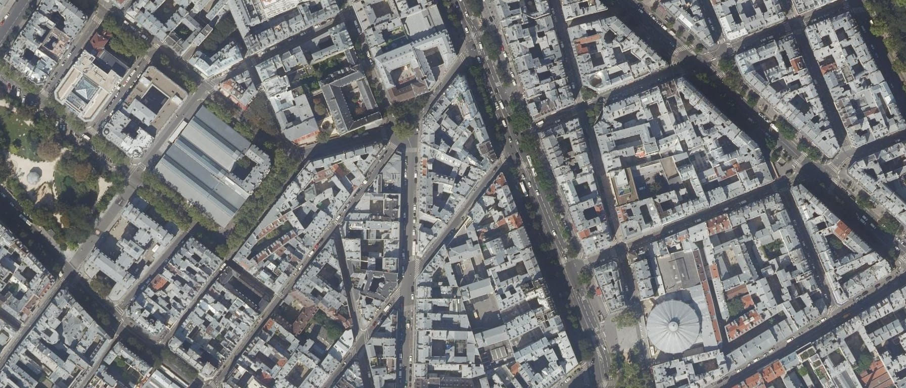Vue aérienne de ICS Bégué Paris (Paris 3e Arrondissement - 75)
