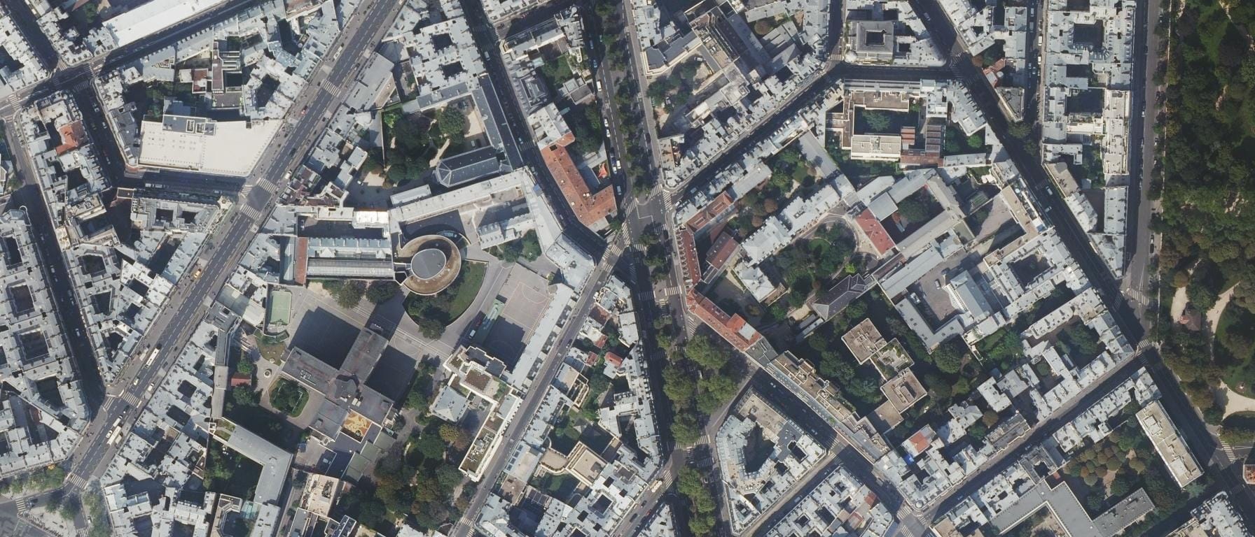 Vue aérienne de Lycée Carcado Saisseval