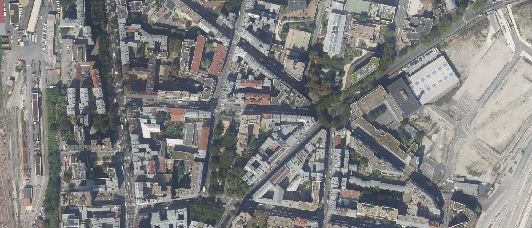 Vue aérienne de Lycée Charles De Foucauld