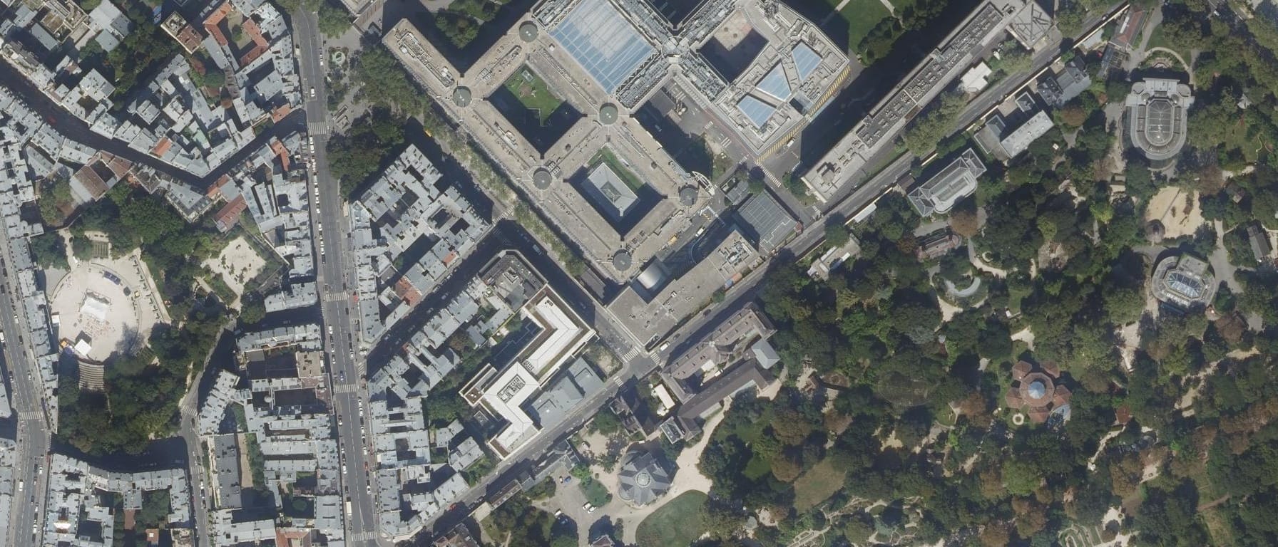 Vue aérienne de Polytech Sorbonne