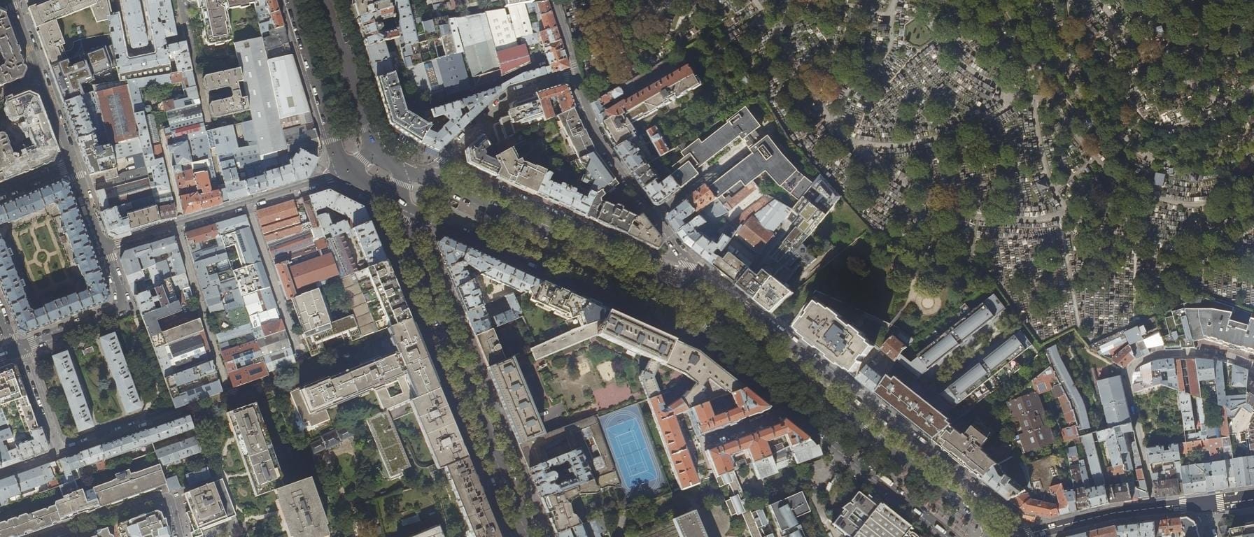 Vue aérienne de ITIC Paris (Paris 20e  Arrondissement - 75)