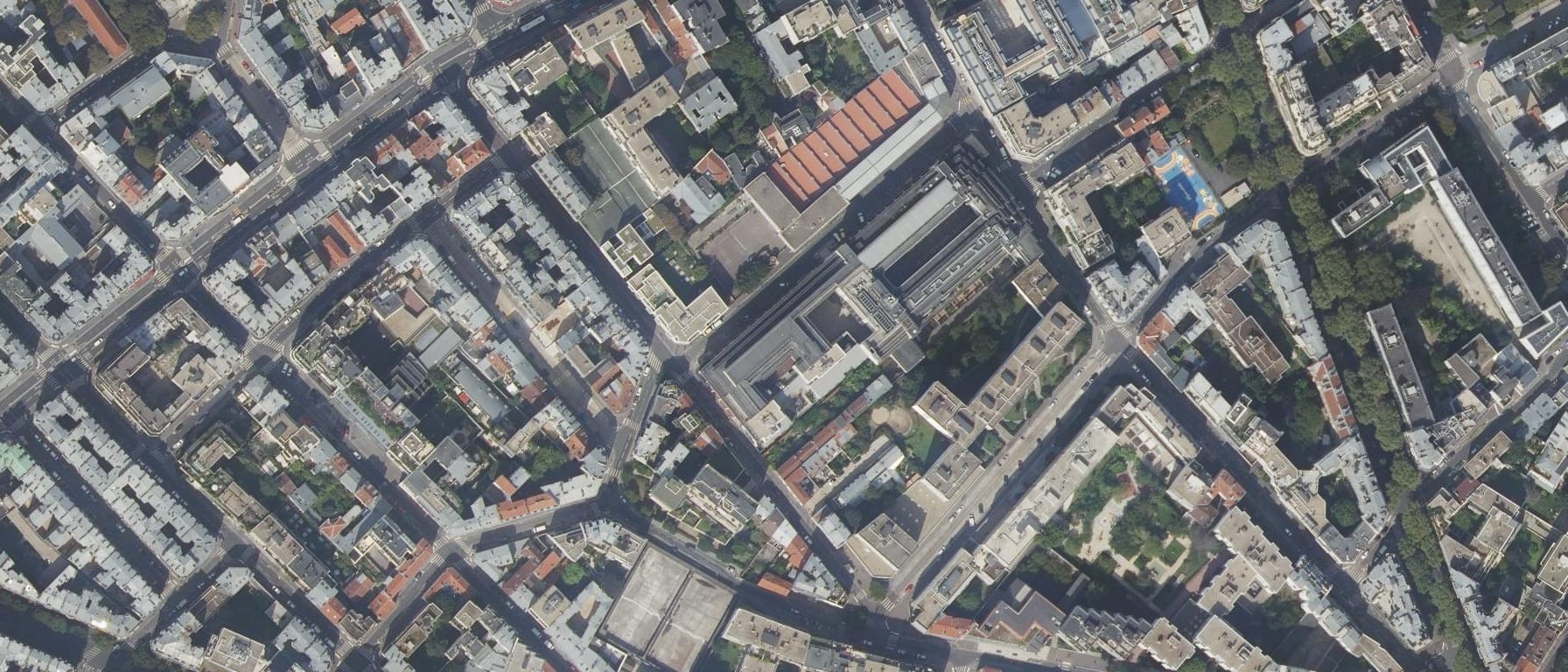 Vue aérienne de Lycée Léonard de Vinci