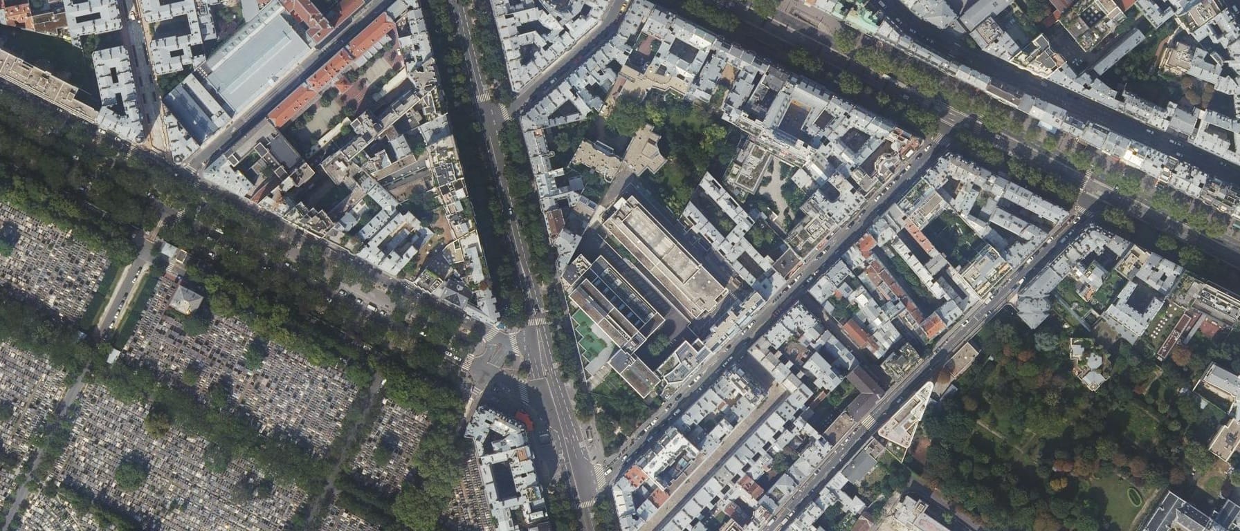 Vue aérienne de Lycée des Métiers de l'Hôtellerie Guillaume TIREL