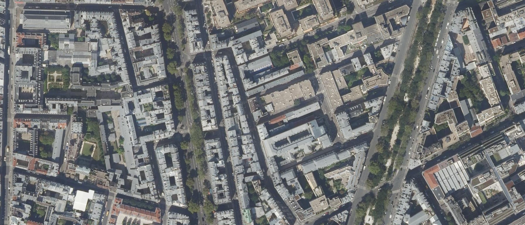 Vue aérienne de Ecole nationale supérieure de création industrielle - Les ateliers (Paris 11e Arrondissement - 75)
