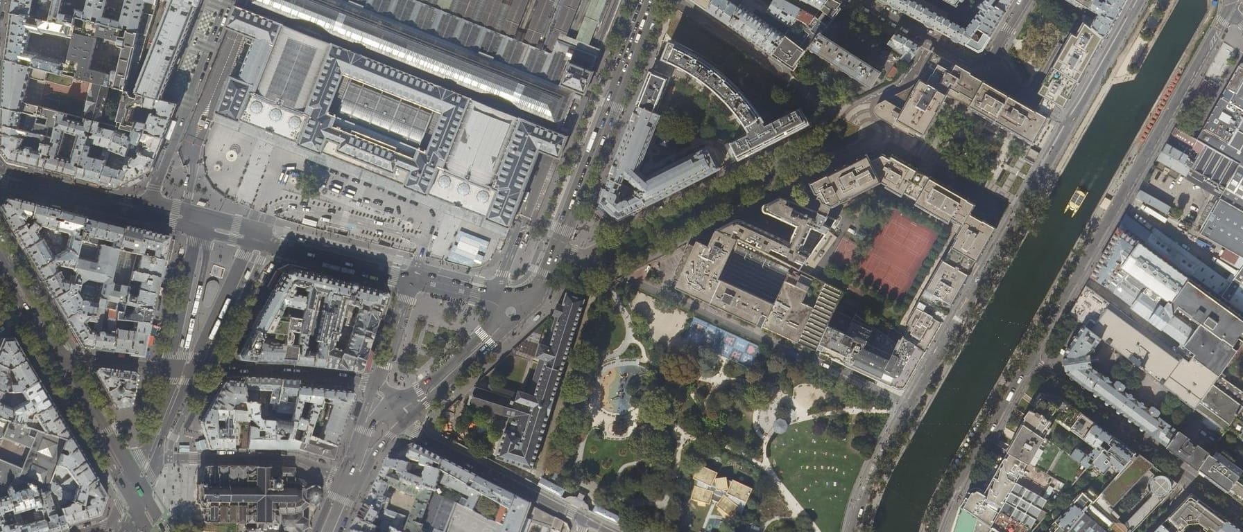 Vue aérienne de IGENSIA RH (Paris 10e Arrondissement - 75)