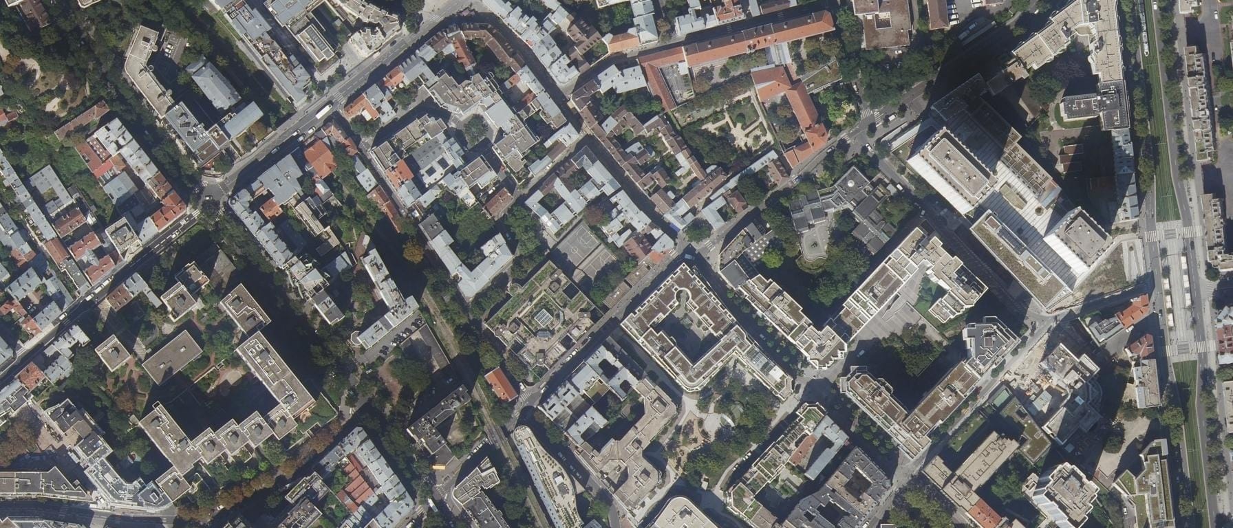 Vue aérienne de Institut de Formation en Ergothérapie ADERE