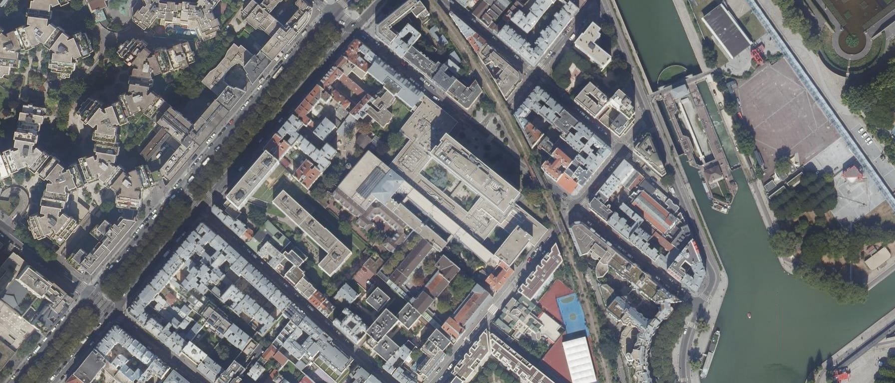 Vue aérienne de Ecole de service social de la CRAMIF