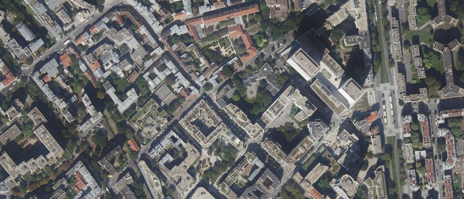 Vue aérienne de Cours Privé Autograf Formations (Paris 20e Arrondissement - 75)