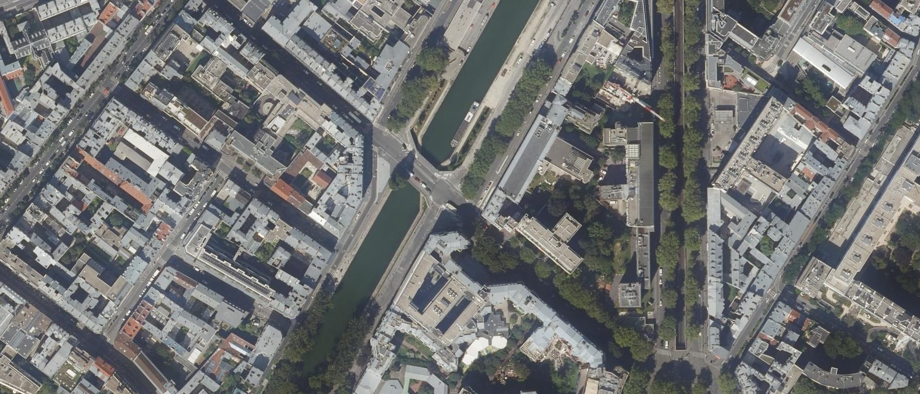 Vue aérienne de PROGRESS SANTE