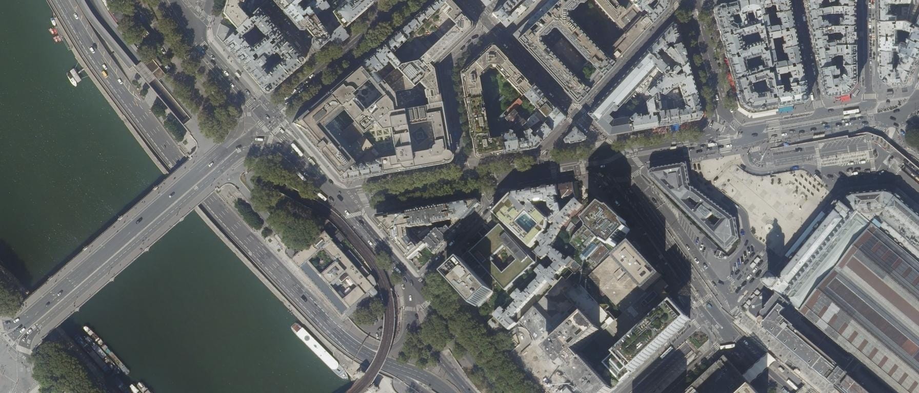 Vue aérienne de Institut National des Formations Notariales INFN site de Paris