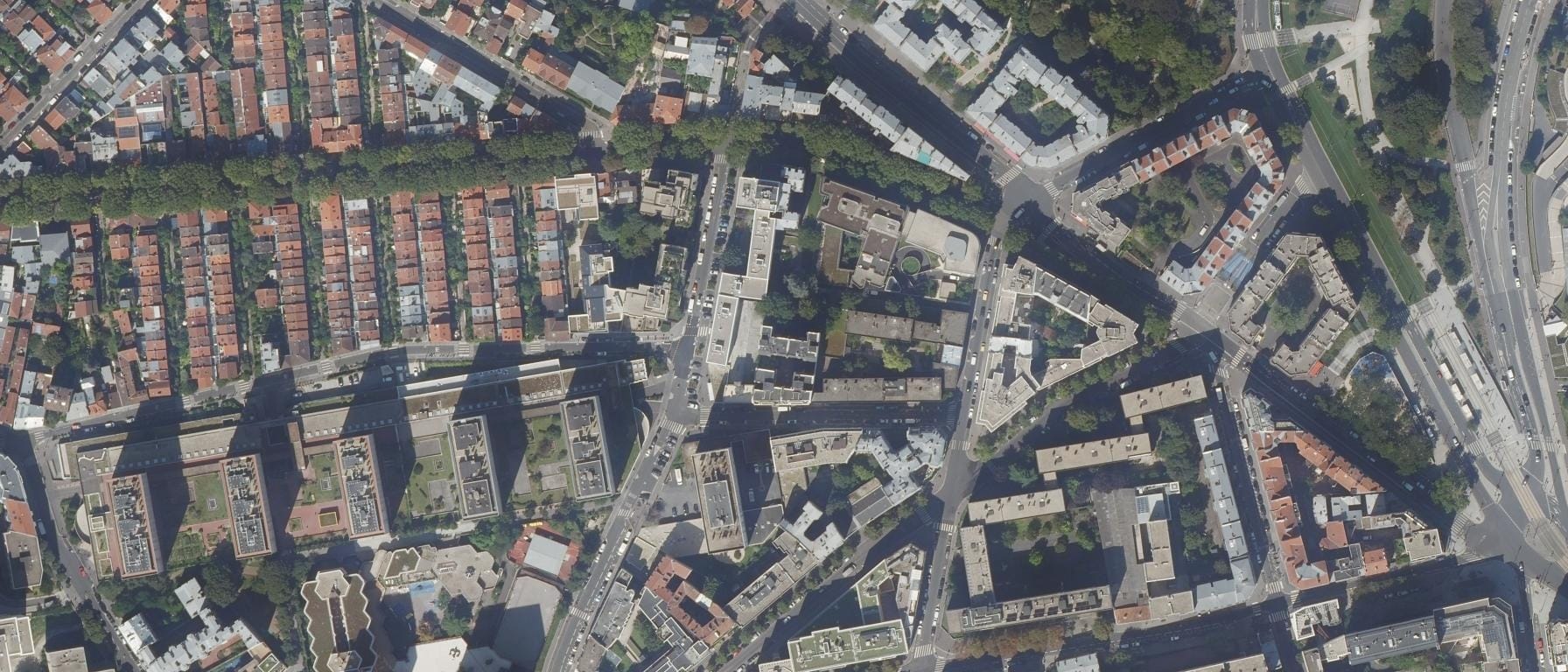 Vue aérienne de PSPBB - Pôle Supérieur d'Enseignement Artistique Paris Boulogne-Billancourt (Paris 19e  Arrondissement - 75)