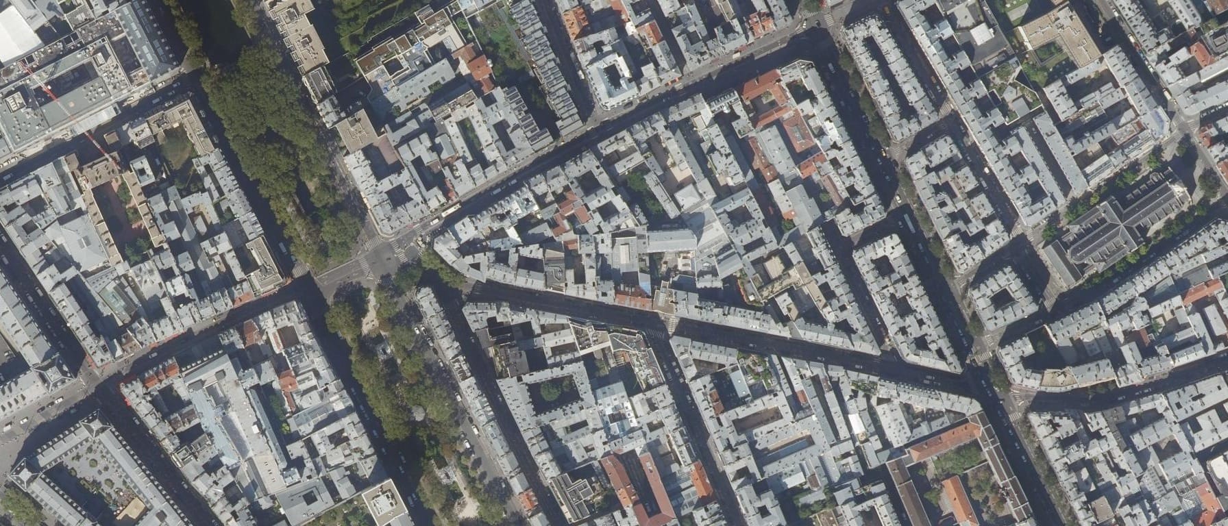 Vue aérienne de Diderot Education Paris (Cours Diderot - EDNH - EGPN) (Paris 11e  Arrondissement - 75)