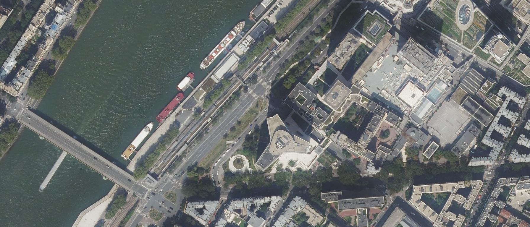 Vue aérienne de EIML Paris (Paris 15e Arrondissement - 75)