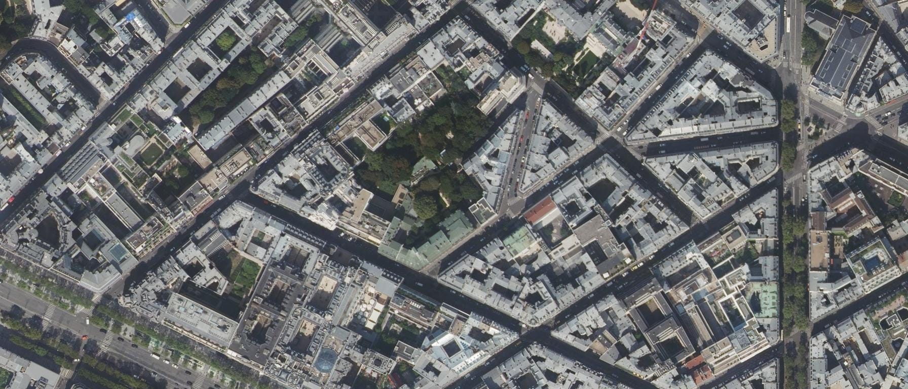 Vue aérienne de Ecole d'Esthétique et de Parfurmerie Silvya Terrade