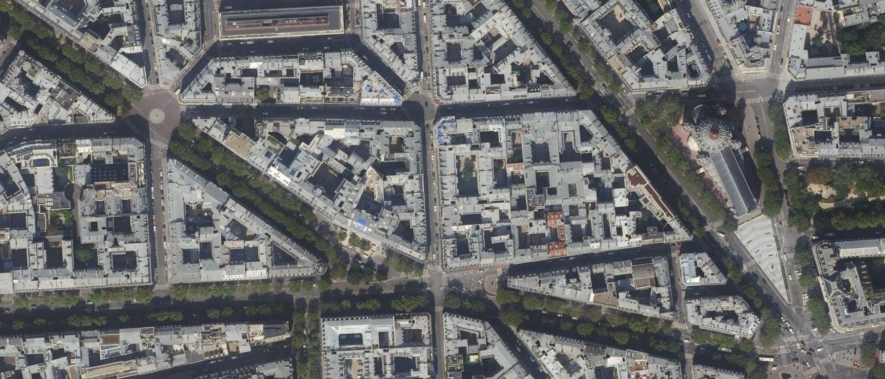 Vue aérienne de OF-CFA Miromesnil