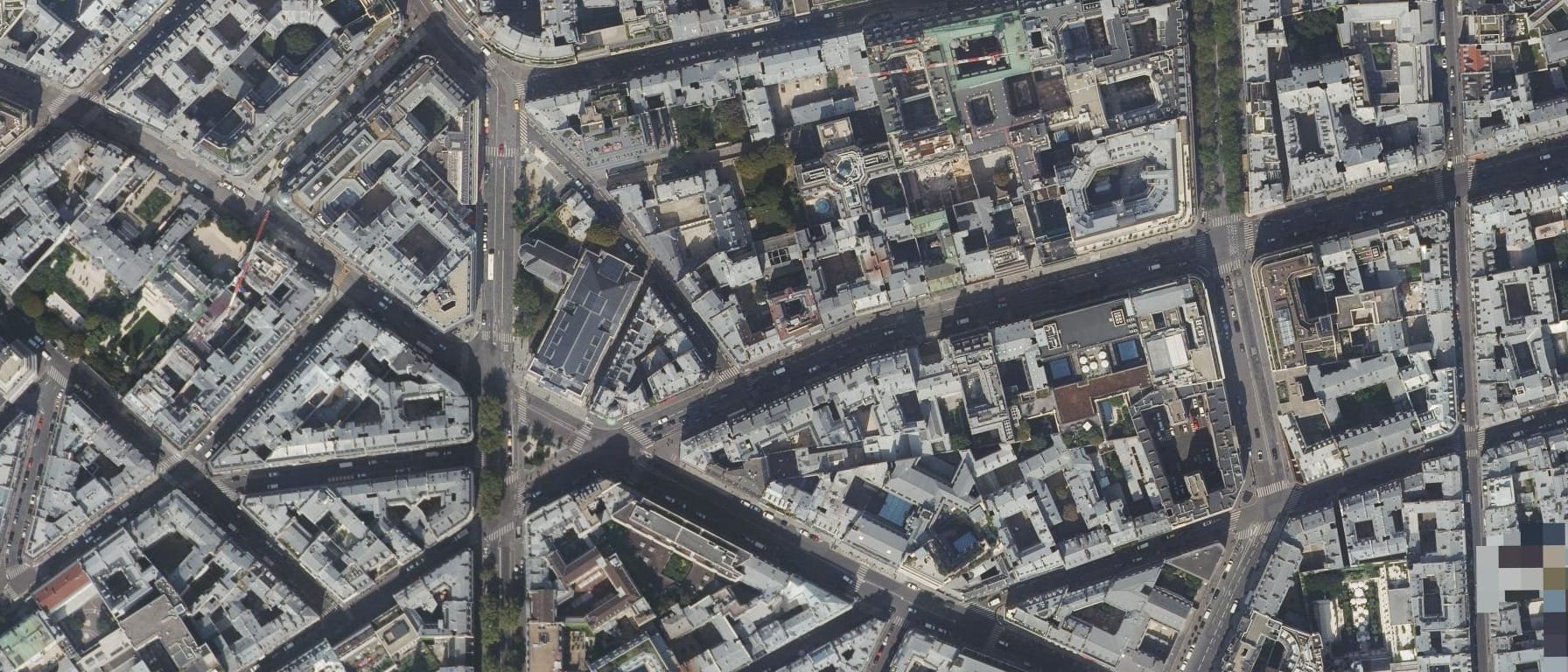 Vue aérienne de OF-CFA Elysées Marbeuf