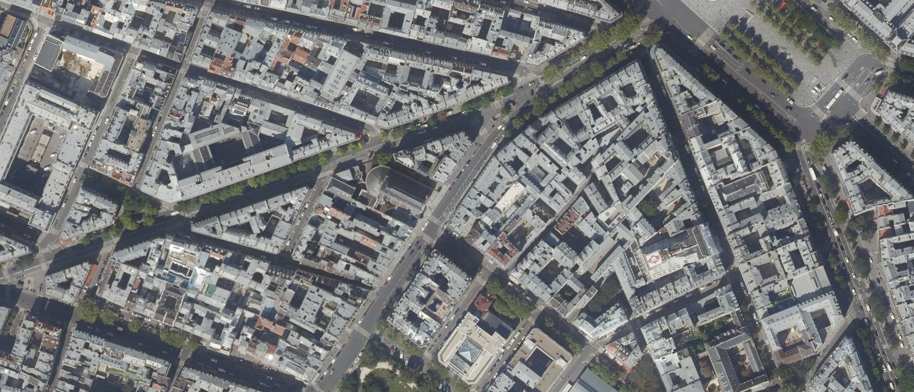 Vue aérienne de INSEEC BTS PARIS