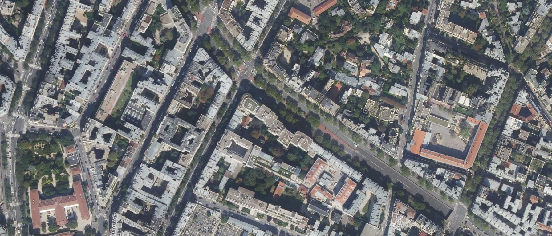Vue aérienne de OF-CFA Mediaschool Paris centre de formation des apprentis