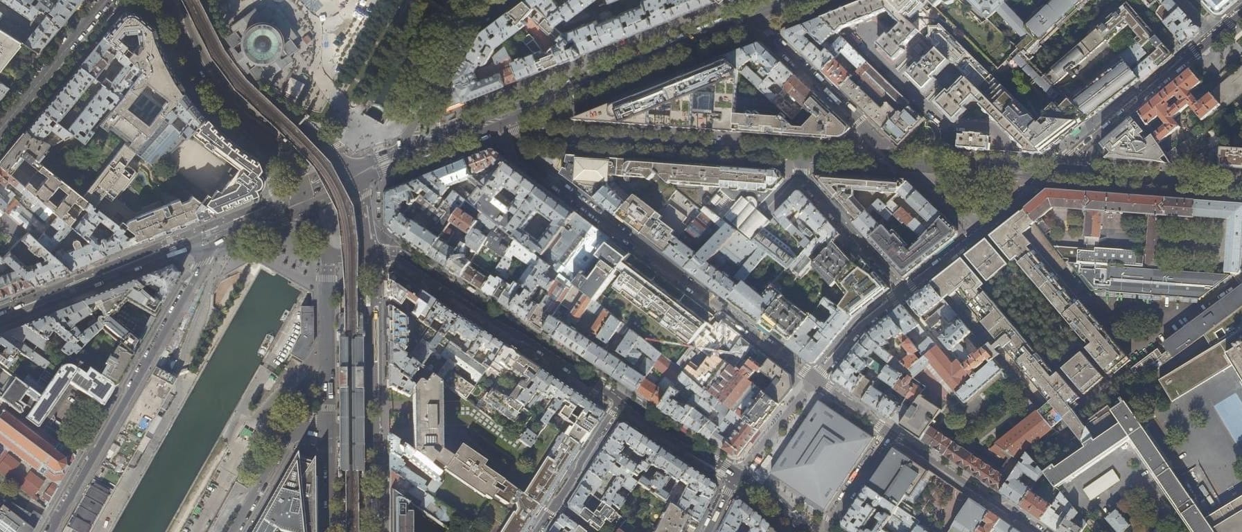 Vue aérienne de Euridis Business School