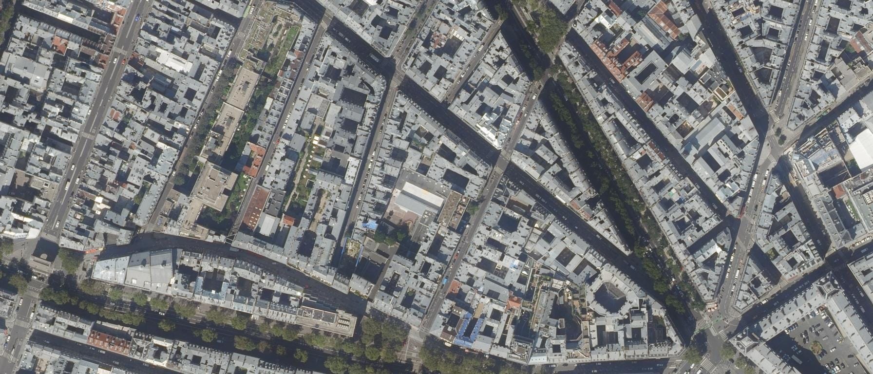 Vue aérienne de Of-Cfa Institut du Marais Charlemagne Polles