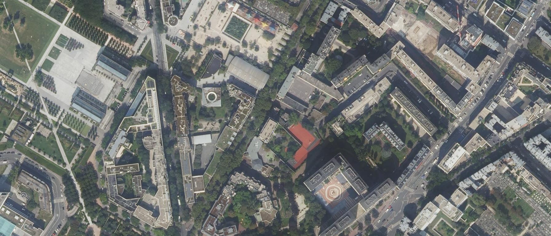 Vue aérienne de Institut de formation avancée aux métiers de la santé