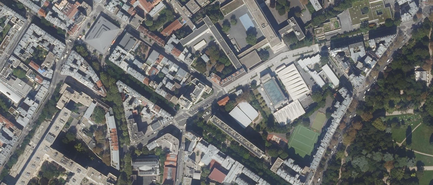 Vue aérienne de IFSI Paris Croix Saint-Simon
