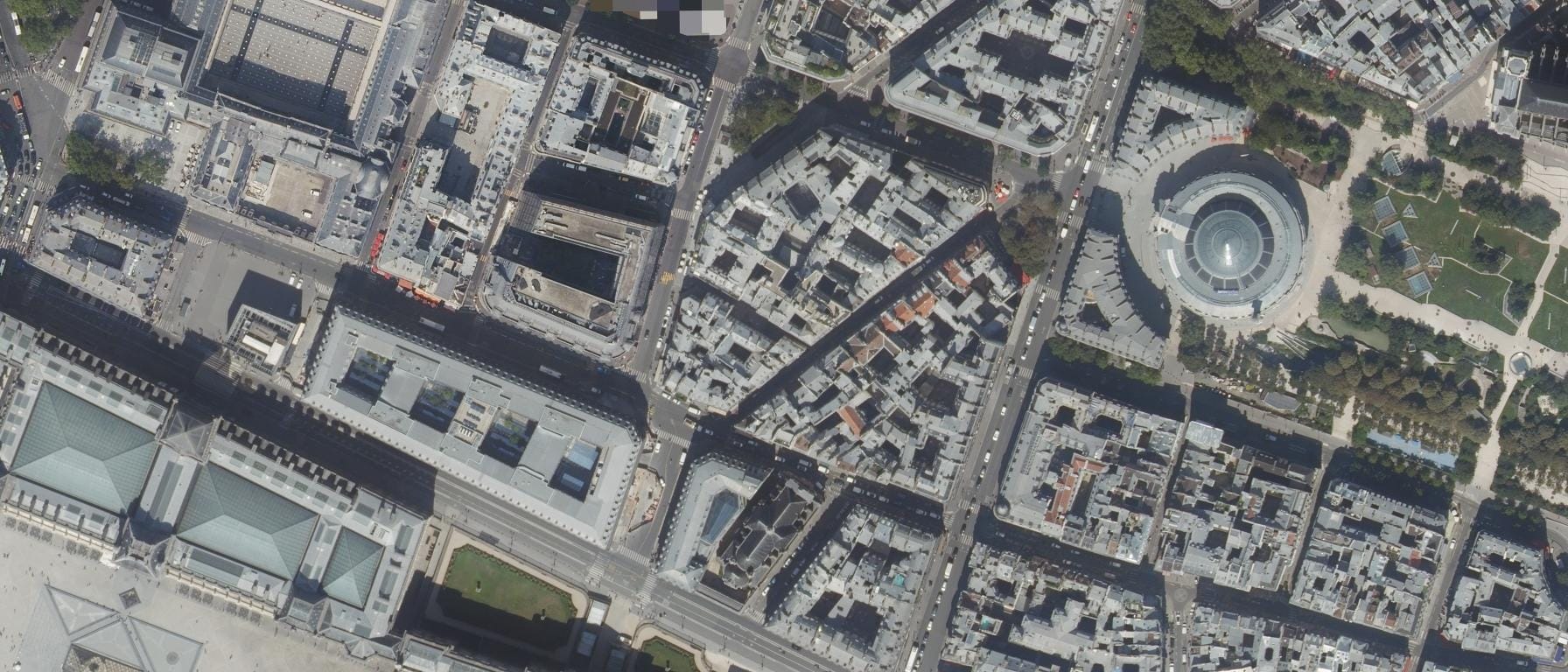 Vue aérienne de Of-Cfa Paris Nord Business School