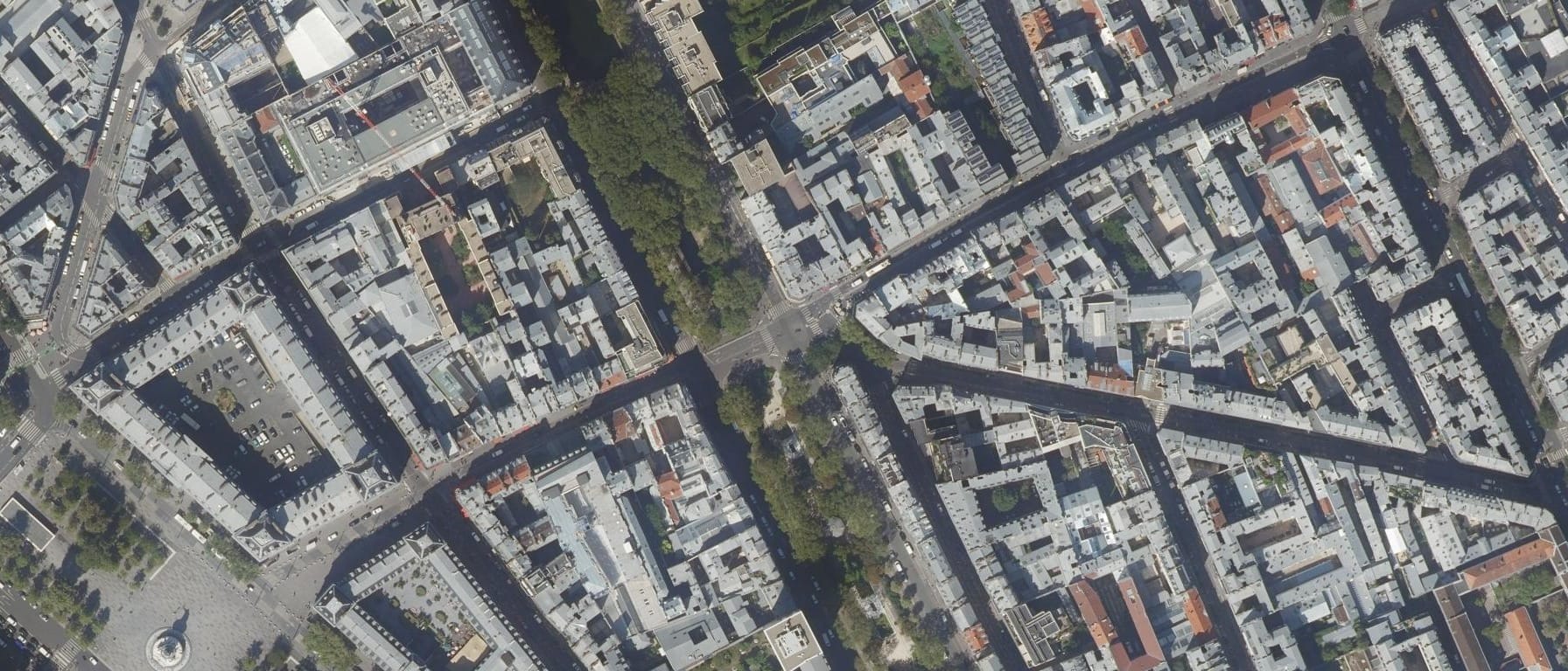 Vue aérienne de ORGANISME FORMATION-CFA DORANCO ESPACE MULTIMEDIA (Paris 10e Arrondissement - 75)