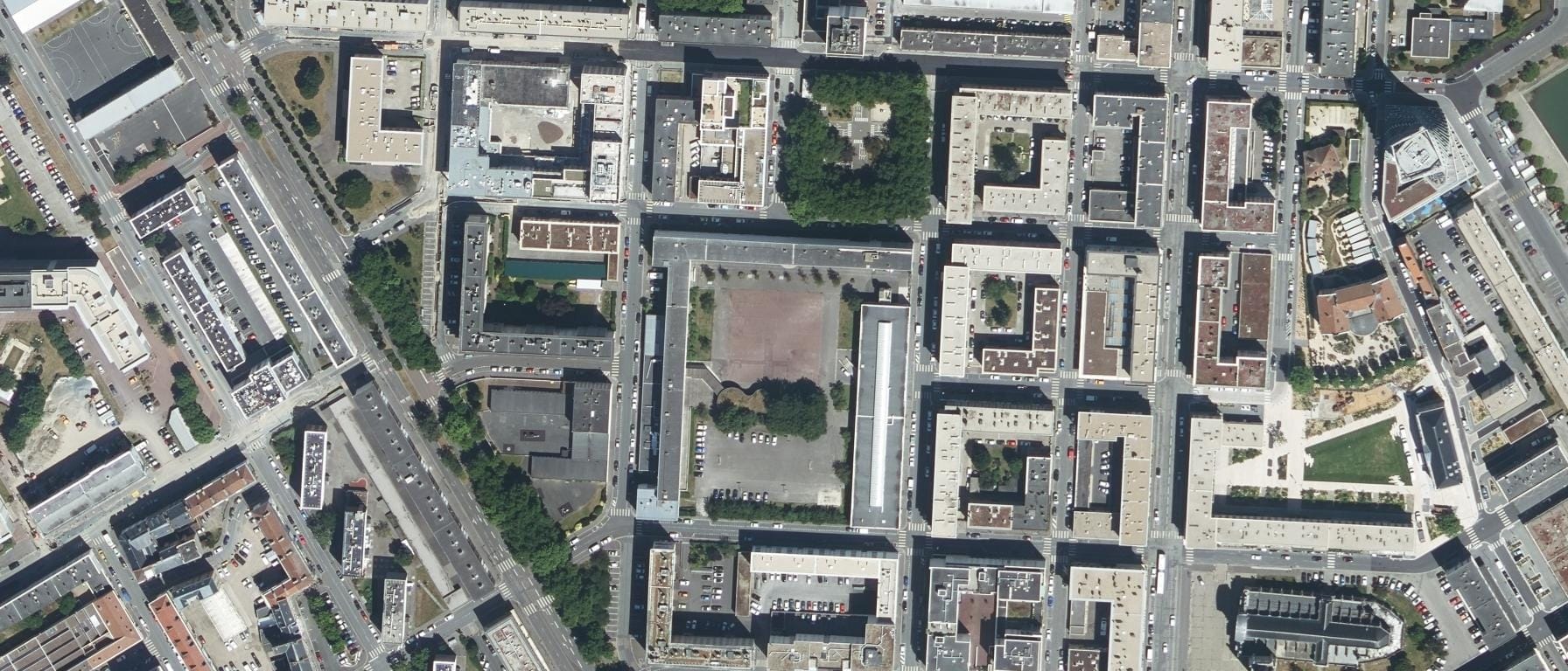 Vue aérienne de Lycée Porte-Océane