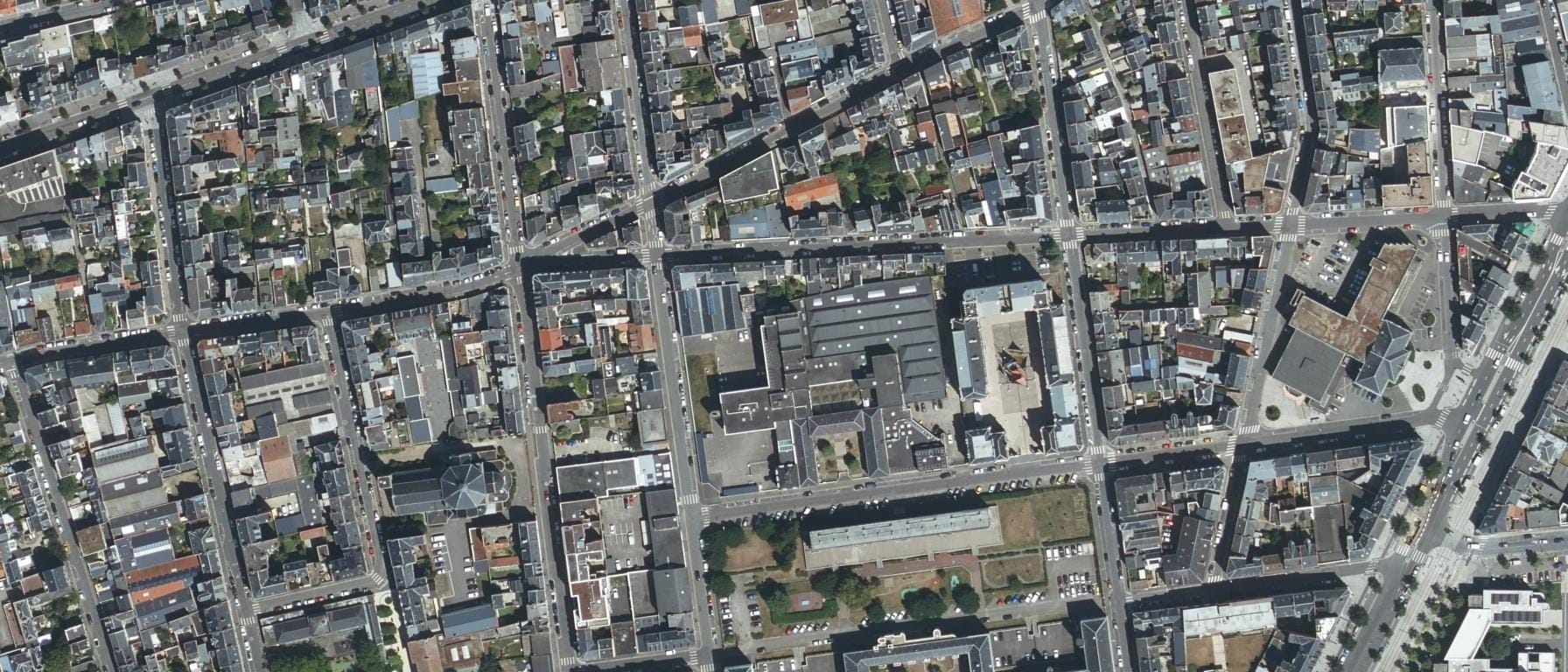 Vue aérienne de Lycée Jules Siegfried