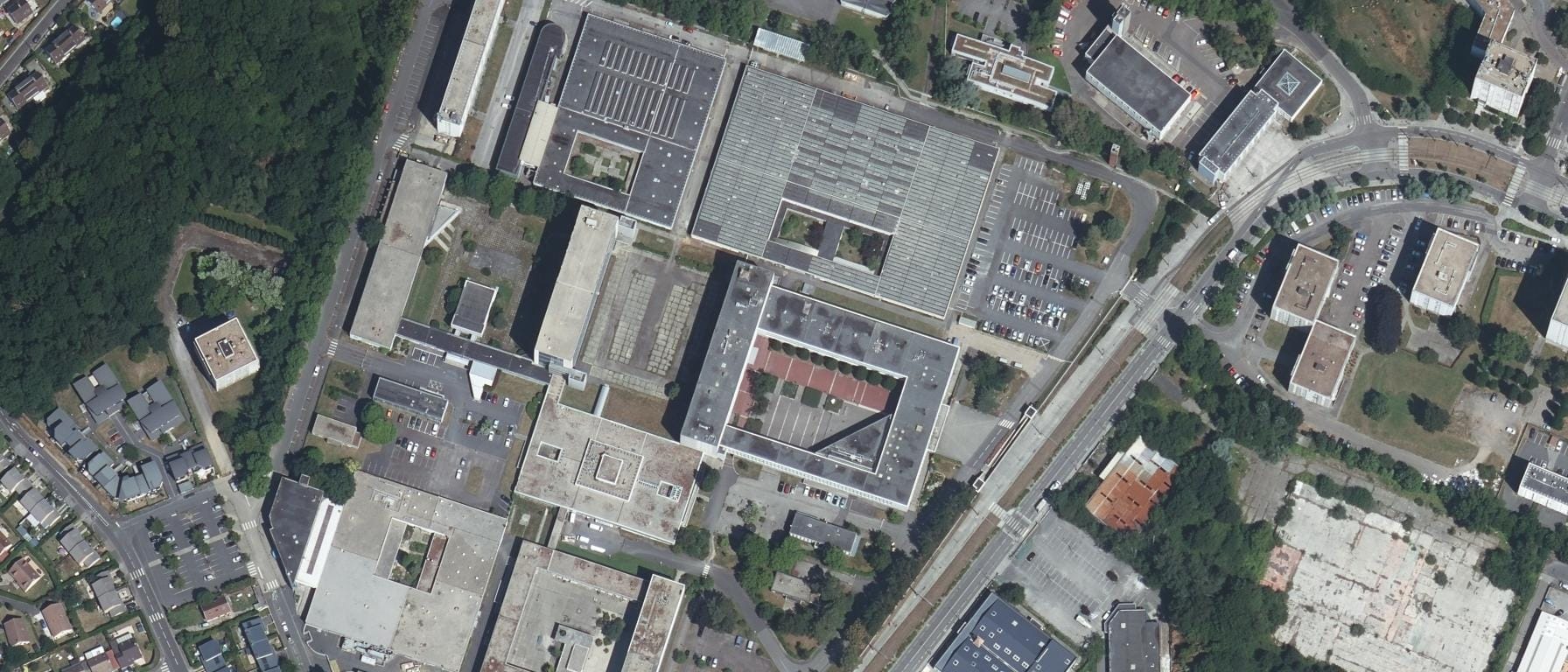 Vue aérienne de Lycée Schuman Perret