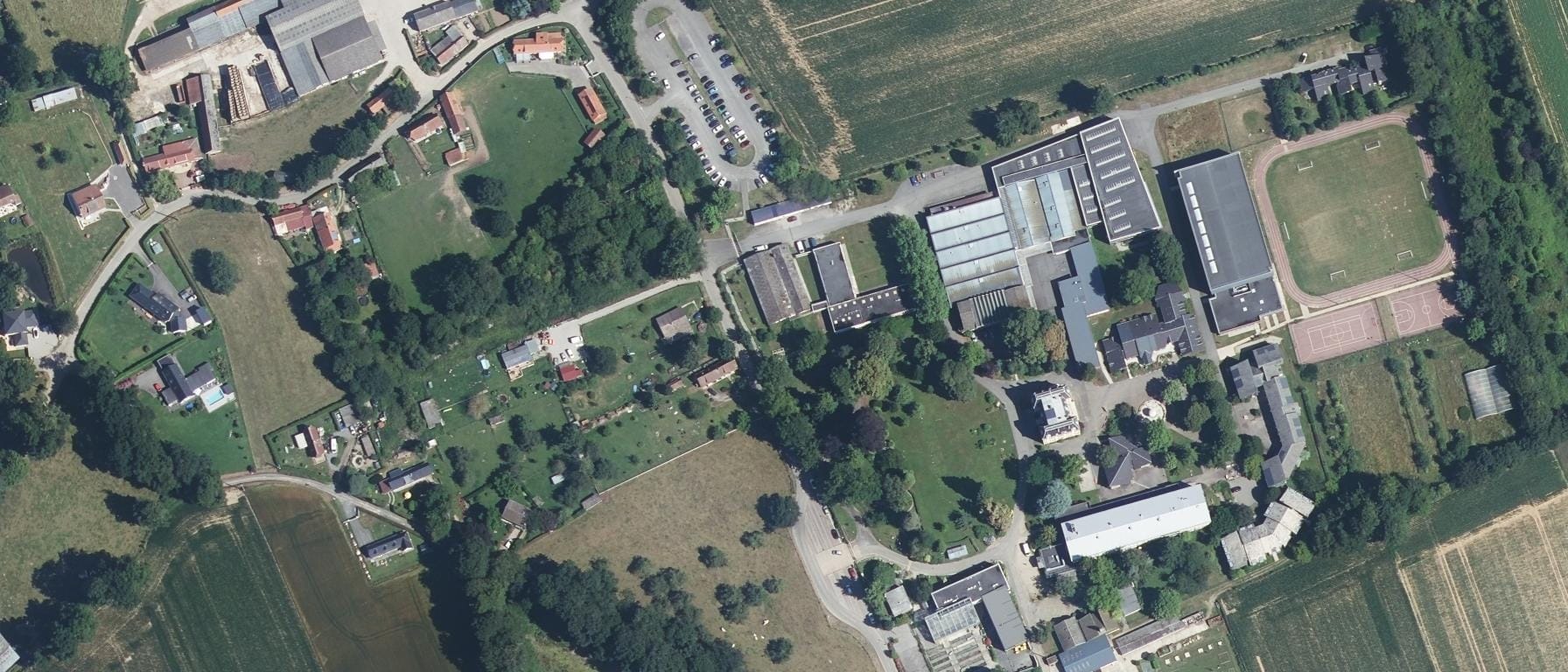 Vue aérienne de Lycée professionnel Jean Rostand - IFPRA