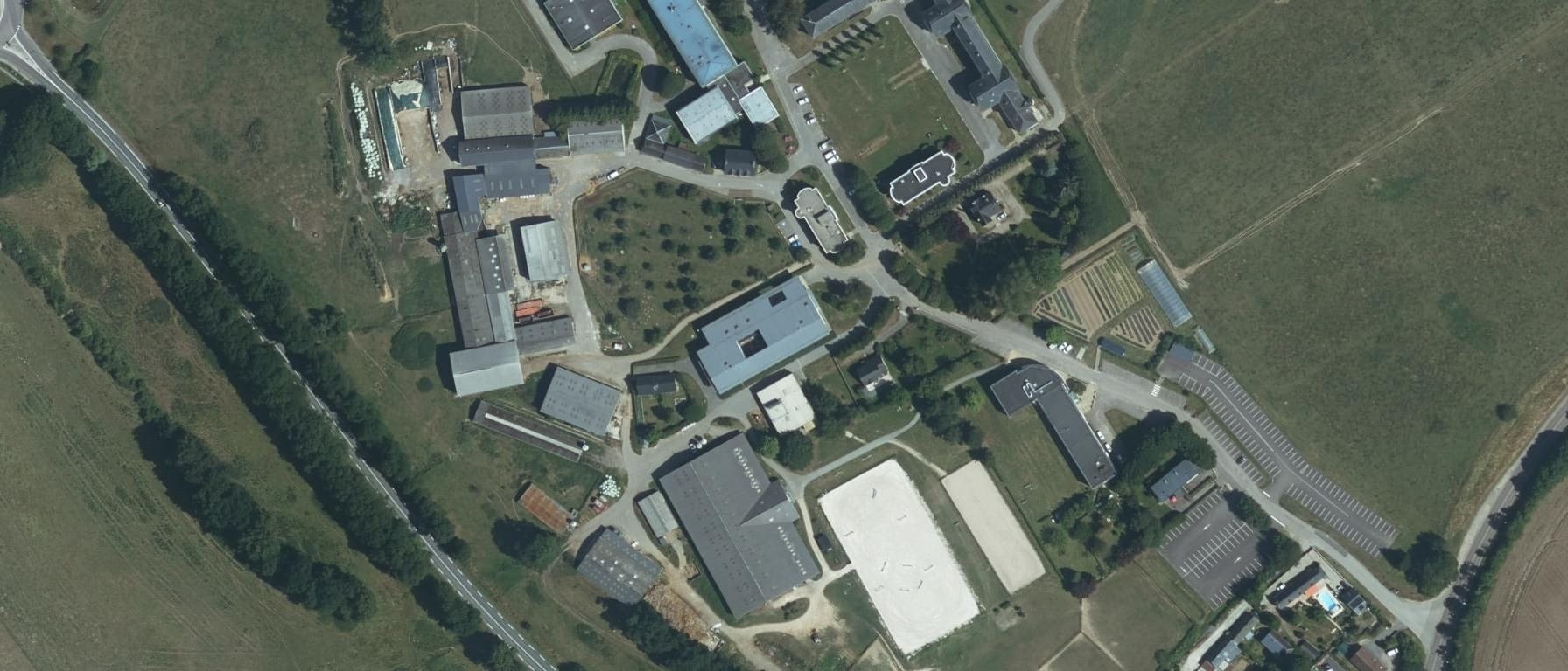 Vue aérienne de Lycée agricole d'Yvetot