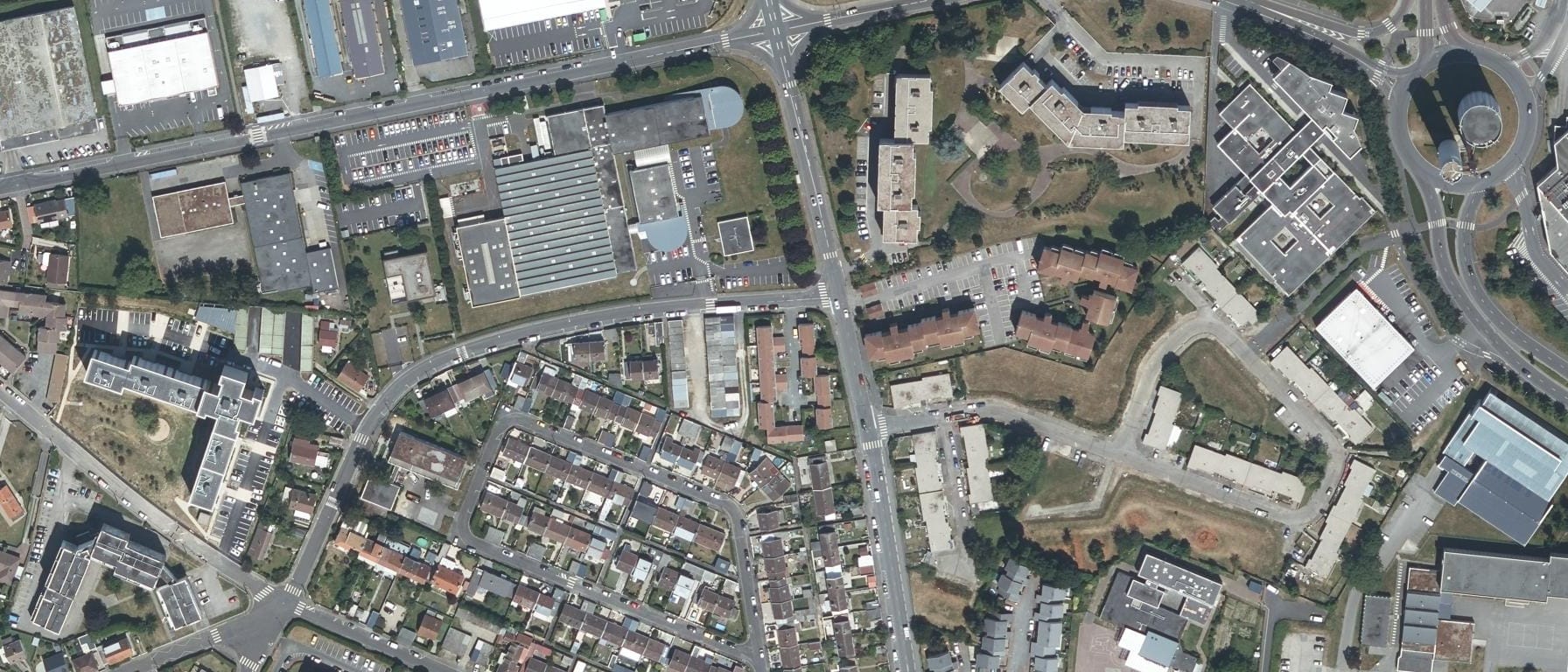 Vue aérienne de CFA Pôle formation UIMM EURE SEINE ESTUAIRE - site du Havre