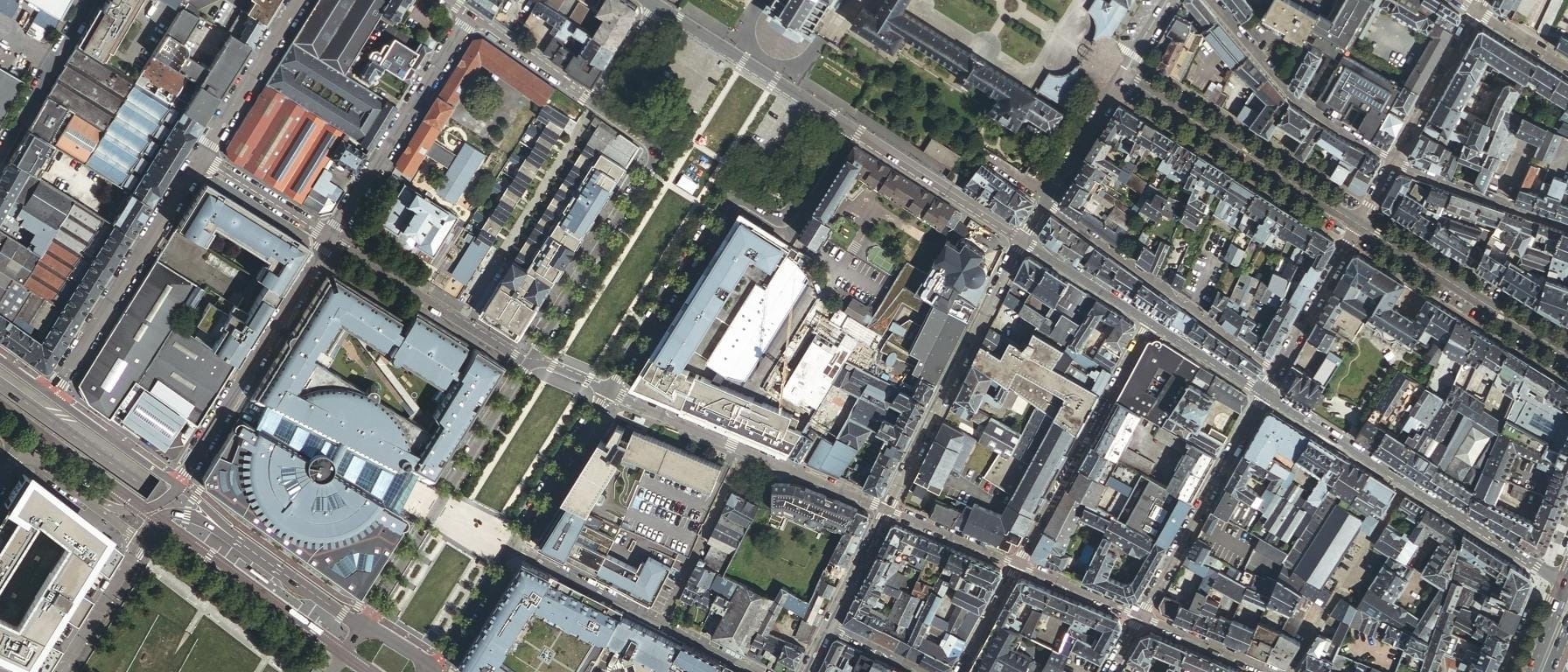Vue aérienne de CFA de la Chataigneraie - Lycée Providence Sainte-Thérèse