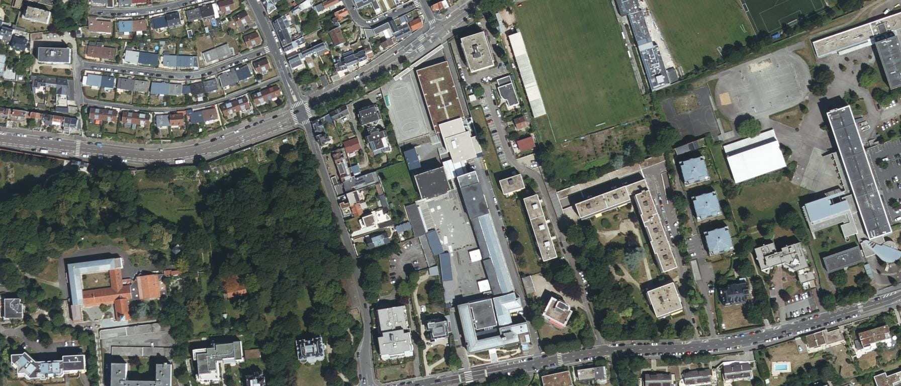Vue aérienne de Lycée Saint-Joseph