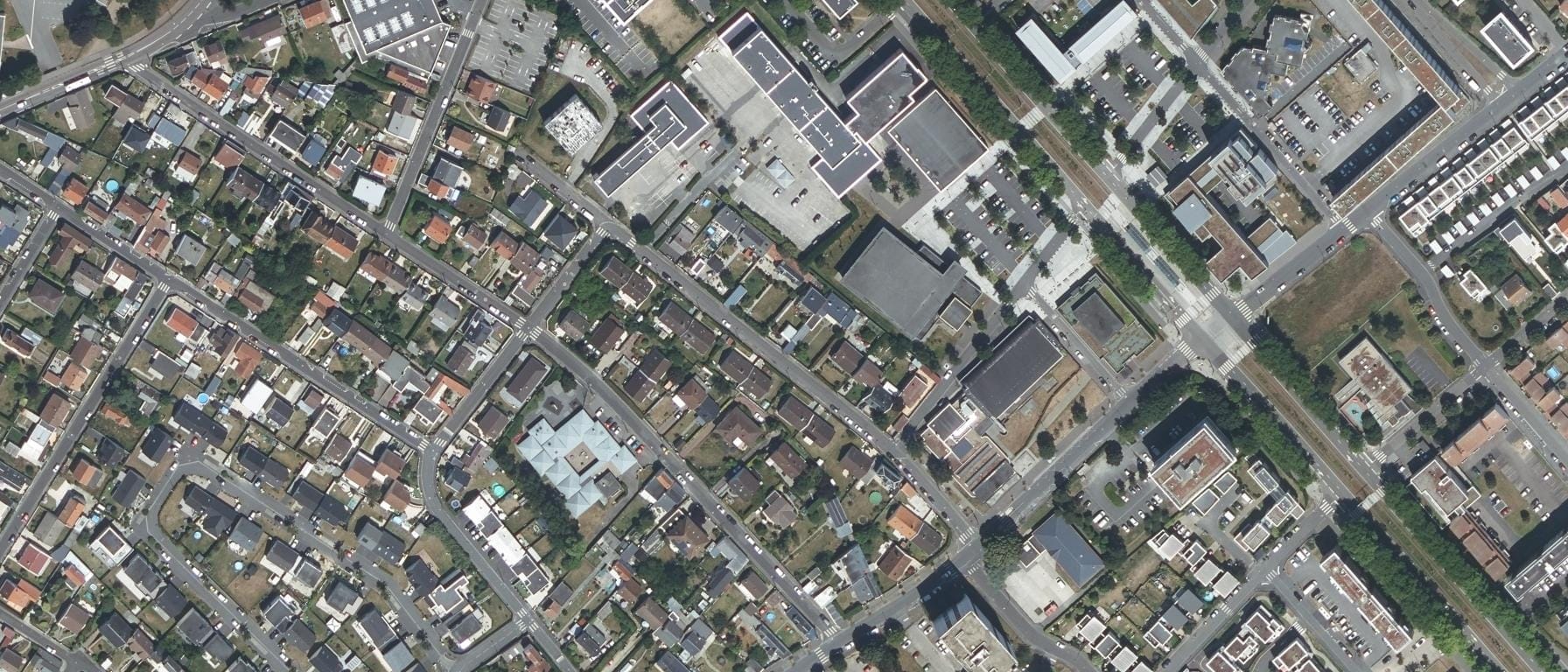 Vue aérienne de Lycée Jeanne D'Arc