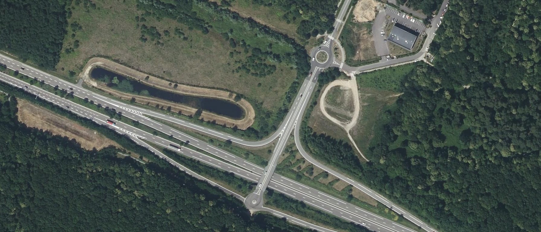 Vue aérienne de CFA BTP Georges Lanfry