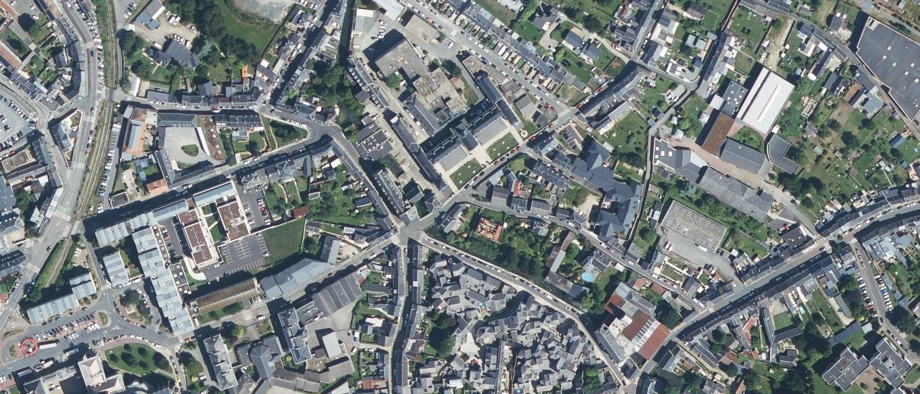 Vue aérienne de IFSI CHI Pays Des Hautes Falaises