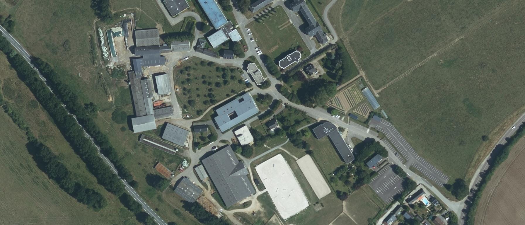 Vue aérienne de CFA de Seine Maritime - Site d'Yvetot