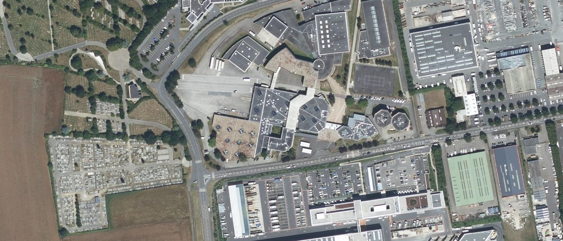 Vue aérienne de IFPRA - Lycée professionnel Lavoisier