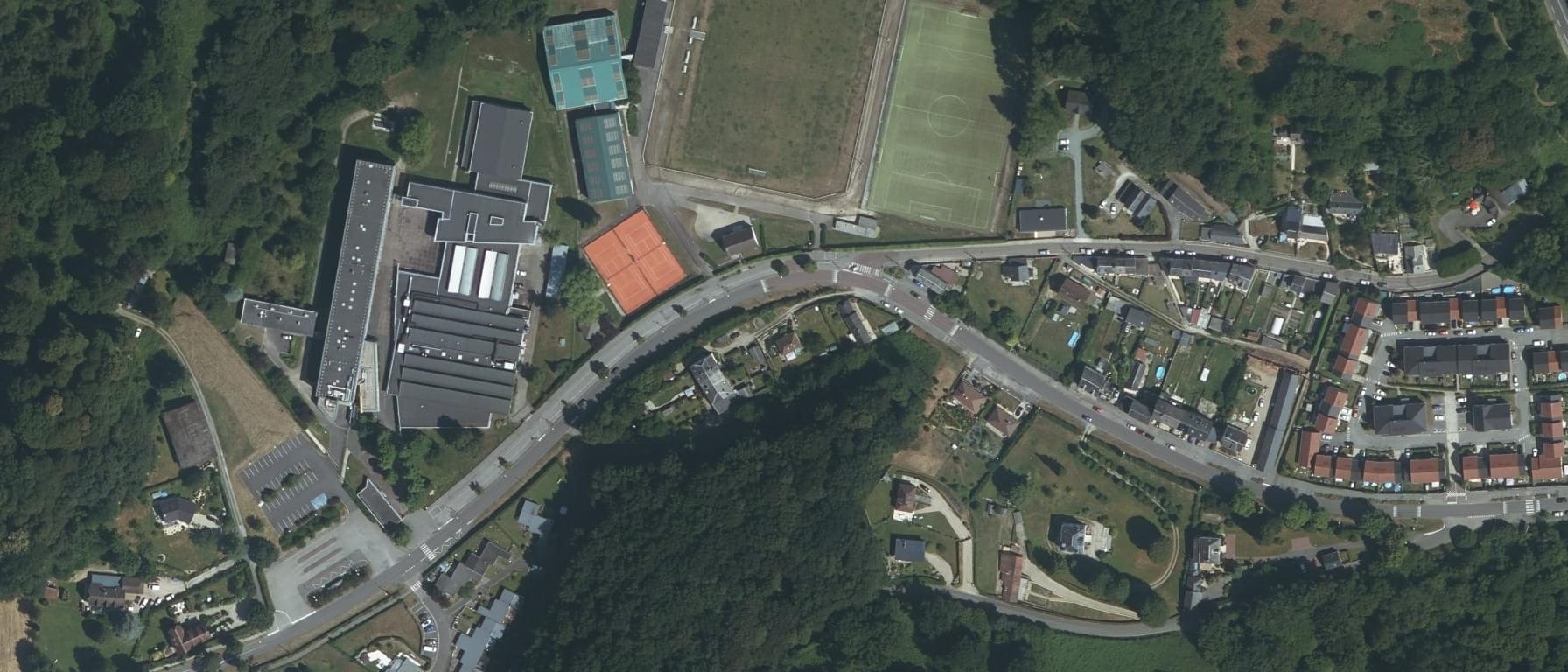 Vue aérienne de Lycée Pierre de Coubertin - IFPRA