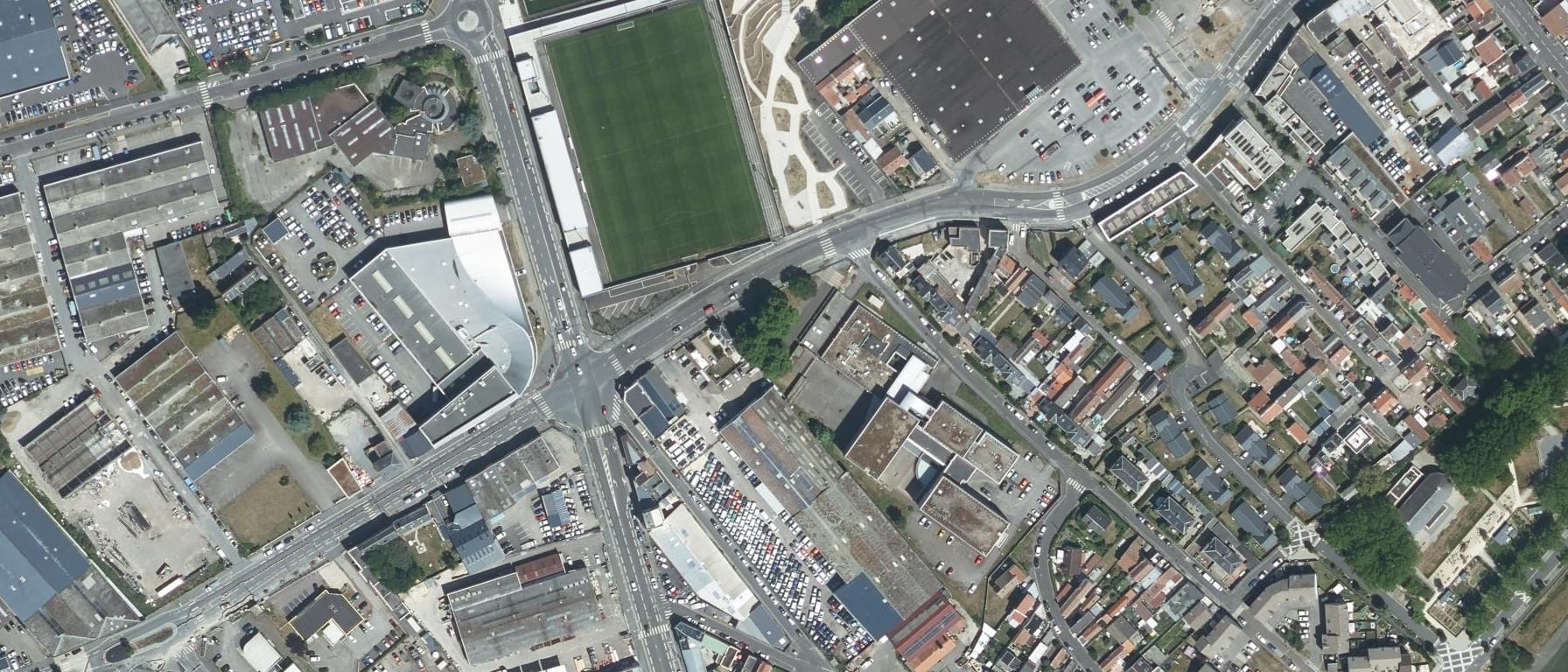 Vue aérienne de Lycée Françoise De Grâce