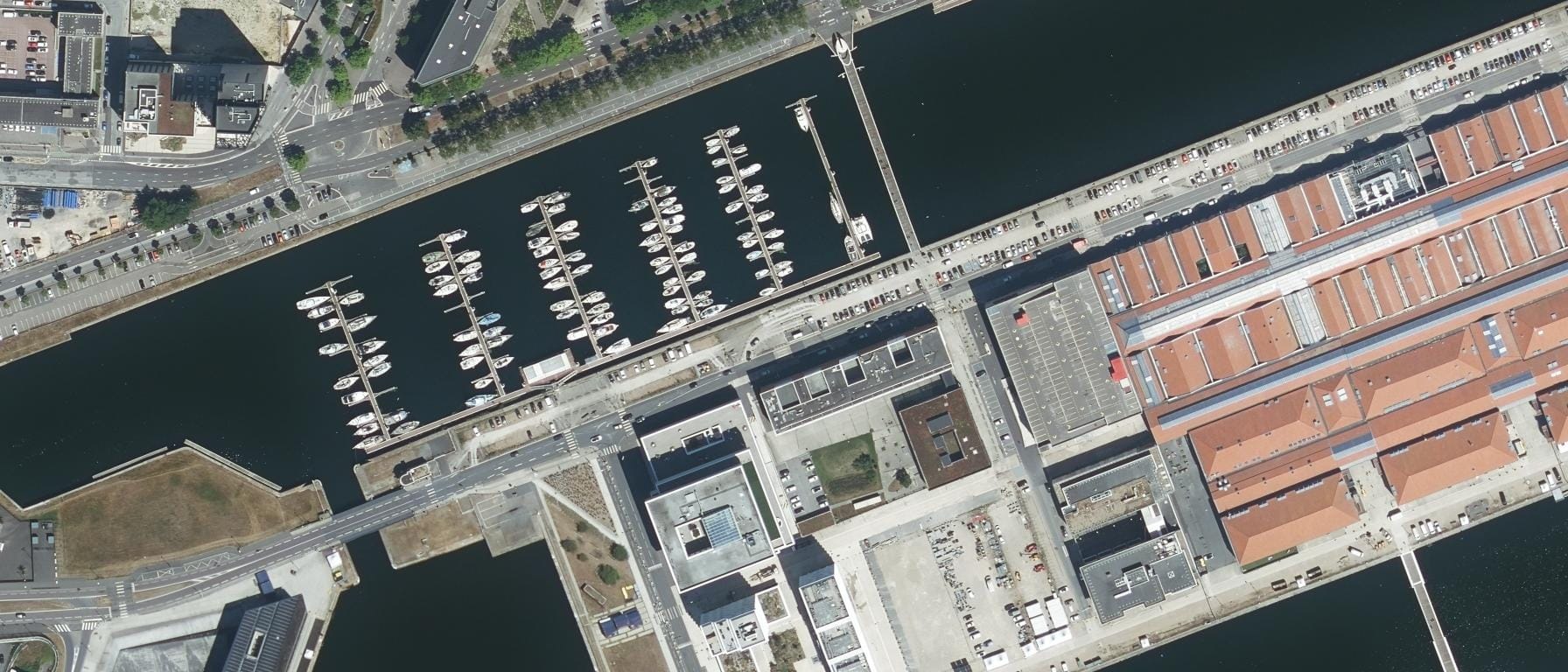 Vue aérienne de ISEL Le Havre