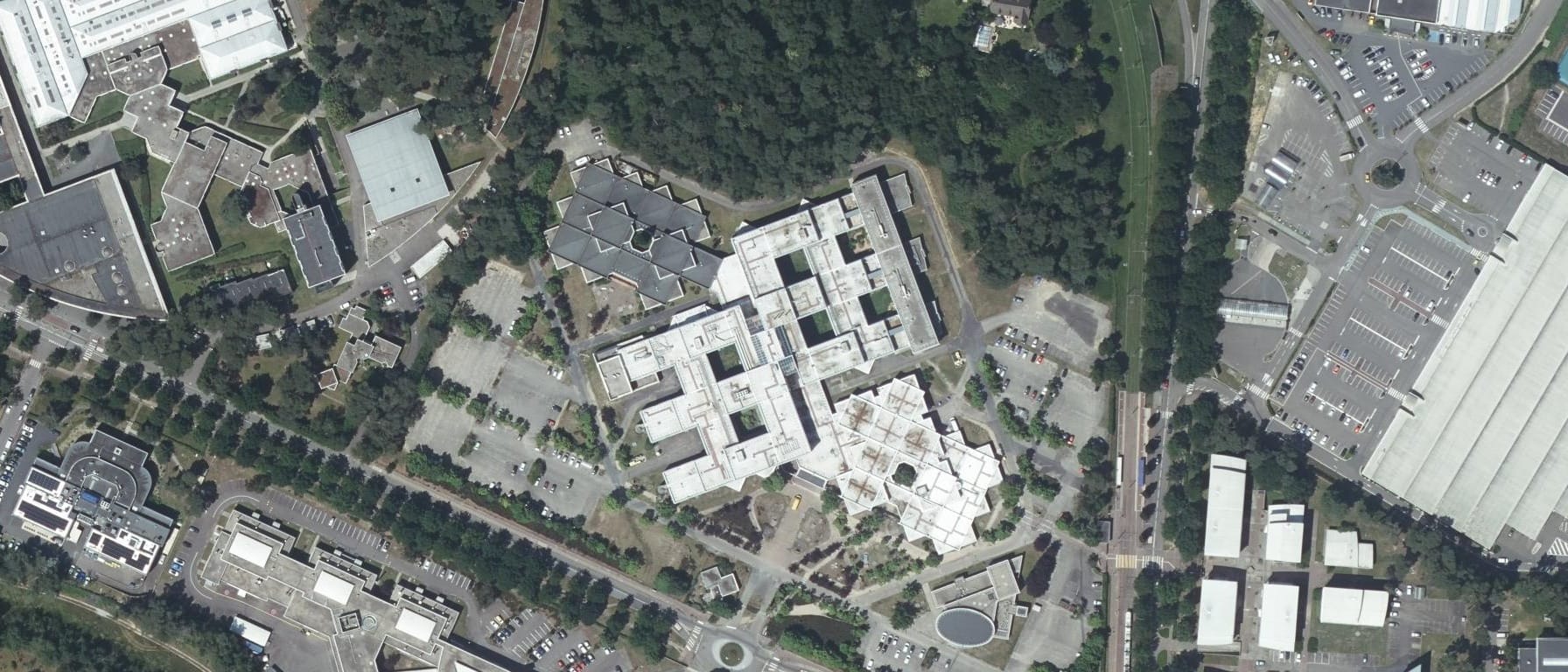 Vue aérienne de Université de Rouen Normandie - Campus Sciences et Ingénierie