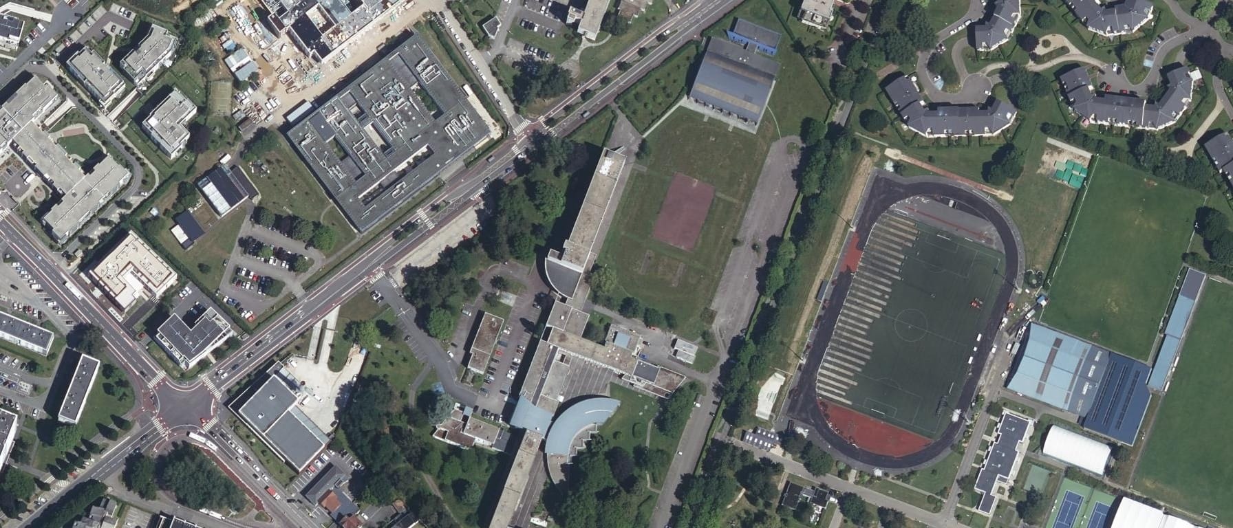 Vue aérienne de Centre de Formation des Enseignants de la Danse et de la Musique de Normandie
