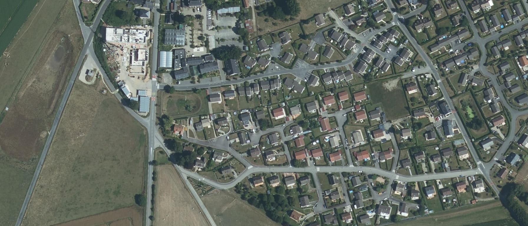Vue aérienne de CFA de Seine-Maritime