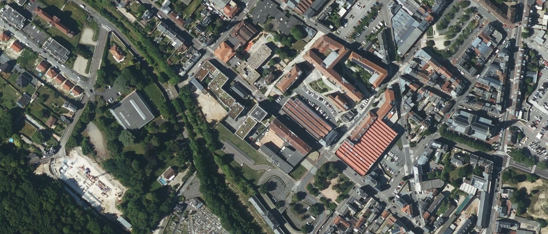 Vue aérienne de I.U.T De Rouen - Site d'Elbeuf