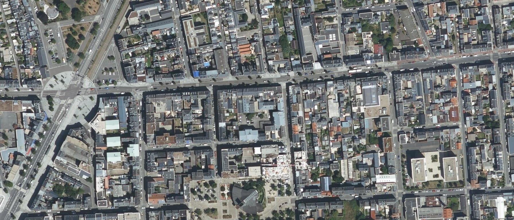 Vue aérienne de Sciences Po - campus du Havre - Keio University (Le Havre - 76)