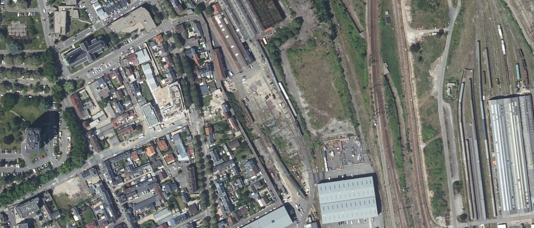 Vue aérienne de CFA ISPN Rouen (Le Grand-Quevilly - 76)